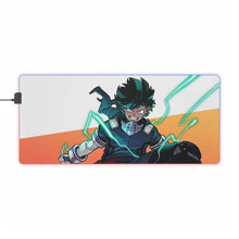 Load image into Gallery viewer, My Hero Academia Izuku Midoriya RGB LED Mouse Pad (Desk Mat)