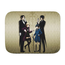 Load image into Gallery viewer, Black Butler Sherpa Blanket