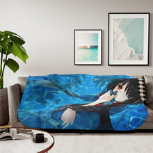 Load image into Gallery viewer, Anime Date A Liver Sherpa Blanket