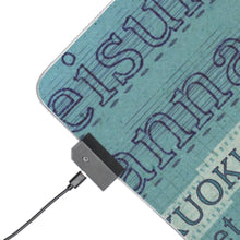 Load image into Gallery viewer, Hakuouki Shinsengumi Kitan RGB LED Mouse Pad (Desk Mat)