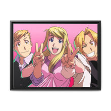 Load image into Gallery viewer, Alphonse, Winry and Edward Canvas Framed Art Print