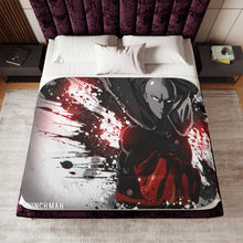 Load image into Gallery viewer, Anime One-Punch Man Sherpa Blanket