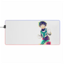 Load image into Gallery viewer, My Hero Academia Izuku Midoriya RGB LED Mouse Pad (Desk Mat)