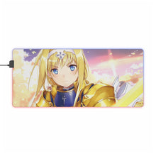 Load image into Gallery viewer, Alice Zuberg RGB LED Mouse Pad (Desk Mat)