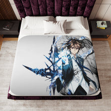 Load image into Gallery viewer, Guitly Crown Sherpa Blanket