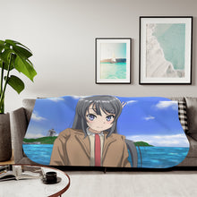 Load image into Gallery viewer, Rascal Does Not Dream of Bunny Girl Senpai Sherpa Blanket