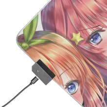 Load image into Gallery viewer, The Quintessential Quintuplets Miku Nakano, Itsuki Nakano, Nino Nakano, Yotsuba Nakano, Ichika Nakano RGB LED Mouse Pad (Desk Mat)