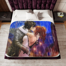 Load image into Gallery viewer, Bleach Orihime Inoue, Ulquiorra Cifer Sherpa Blanket