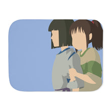 Load image into Gallery viewer, Anime Spirited Away Sherpa Blanket