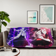 Load image into Gallery viewer, Obito and Madara Uchiha Sage Of Six Paths Sherpa Blanket