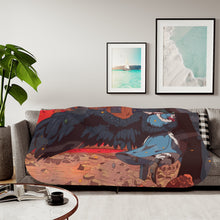 Load image into Gallery viewer, Anime Howl's Moving Castle Sherpa Blanket