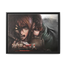 Load image into Gallery viewer, Shingeki no Kyojin - Eren/Titan Canvas Framed Art Print