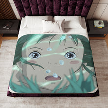 Load image into Gallery viewer, Anime Spirited Away Sherpa Blanket