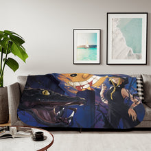 Load image into Gallery viewer, Anime Soul Eater Sherpa Blanket
