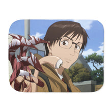 Load image into Gallery viewer, Shinichi and Migi Sherpa Blanket