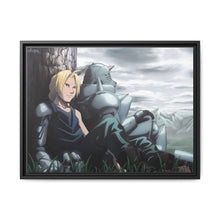 Load image into Gallery viewer, Alphonse Elric Edward Elric Canvas Framed Art Print