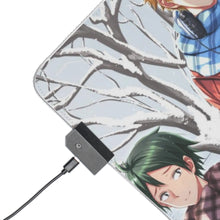 Load image into Gallery viewer, Hinata Shouyou, Kageyama Tobio, Yachi Hitoka RGB LED Mouse Pad (Desk Mat)