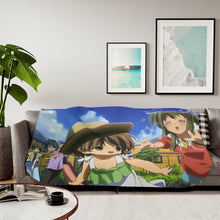 Load image into Gallery viewer, Clannad Tomoya Okazaki, Fuuko Ibuki Sherpa Blanket