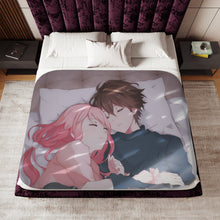 Load image into Gallery viewer, Guilty Crown Inori Yuzuriha Sherpa Blanket