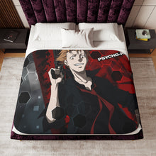 Load image into Gallery viewer, Shuusei Kagari Smirk Sherpa Blanket