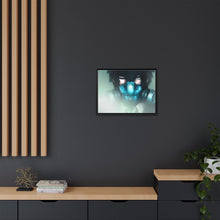 Load image into Gallery viewer, Shinya Kogami wearing Gas Mask Canvas Framed Art Print