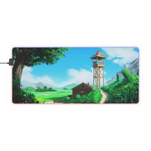 Load image into Gallery viewer, Anime Landscape RGB LED Mouse Pad (Desk Mat)