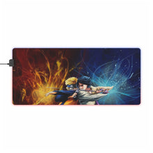 Load image into Gallery viewer, Naruto vs Sasuke RGB LED Mouse Pad (Desk Mat)