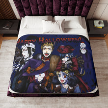 Load image into Gallery viewer, Black Butler Sherpa Blanket