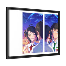 Load image into Gallery viewer, Anime Your Name. Canvas Framed Art Print