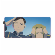 Load image into Gallery viewer, FullMetal Alchemist RGB LED Mouse Pad (Desk Mat)