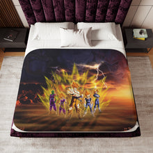 Load image into Gallery viewer, Anime Dragon Ball Z Sherpa Blanket