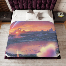 Load image into Gallery viewer, Your Name. Sherpa Blanket