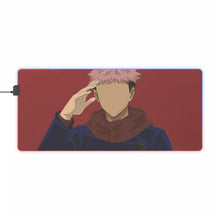 Load image into Gallery viewer, Itadori Yuji RGB LED Mouse Pad (Desk Mat)