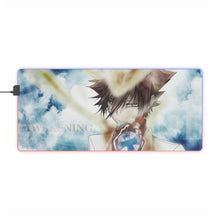 Load image into Gallery viewer, Tsunayoshi Sawada RGB LED Mouse Pad (Desk Mat)
