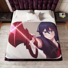 Load image into Gallery viewer, Anime Kill La Kill Sherpa Blanket