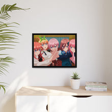 Load image into Gallery viewer, Gotoubun no Hanayome Canvas Framed Art Print