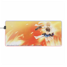 Load image into Gallery viewer, Magical Girl Lyrical Nanoha RGB LED Mouse Pad (Desk Mat)