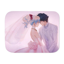 Load image into Gallery viewer, Gurren Lagann Simon, Nia Teppelin Sherpa Blanket