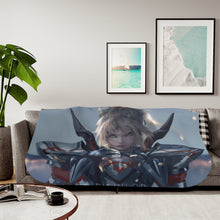 Load image into Gallery viewer, Fate/Apocrypha Saber Of Red Sherpa Blanket