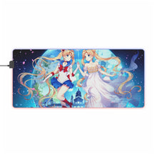 Load image into Gallery viewer, Sailor Moon RGB LED Mouse Pad (Desk Mat)