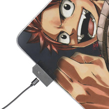 Load image into Gallery viewer, Fairy Tail Natsu Dragneel RGB LED Mouse Pad (Desk Mat)