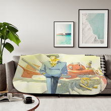 Load image into Gallery viewer, Anime Cowboy Bebop Sherpa Blanket
