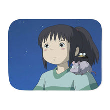 Load image into Gallery viewer, Anime Spirited Away Sherpa Blanket