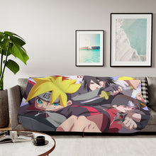 Load image into Gallery viewer, Boruto Sherpa Blanket