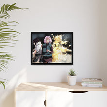 Load image into Gallery viewer, Team 7: Sasuke,Sakura and Naruto Canvas Framed Art Print