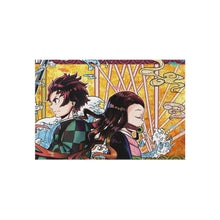 Load image into Gallery viewer, Tanjiro Kamado Nezuko Kamado Rug