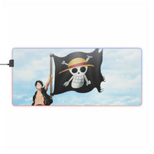Load image into Gallery viewer, Monkey D. Luffy RGB LED Mouse Pad (Desk Mat)