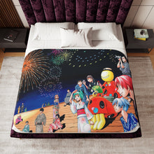 Load image into Gallery viewer, Assassination Classroom Koro-sensei, Karma Akabane, Nagisa Shiota, Kaede Kayano, Rio Nakamura Sherpa Blanket