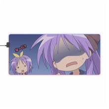 Load image into Gallery viewer, Lucky Star Kagami Hiiragi, Tsukasa Hiiragi RGB LED Mouse Pad (Desk Mat)