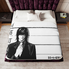 Load image into Gallery viewer, Anime Death Note Sherpa Blanket